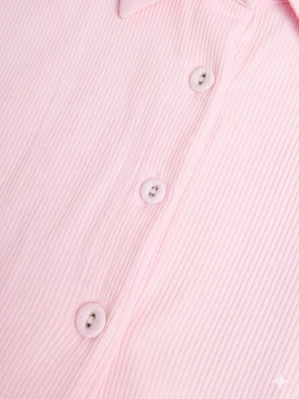 SKIMS Ultra Soft Pink Sleep Shirt | Size Large | NWT Pink Button-Down Lounge Top - Picture 4 of 6